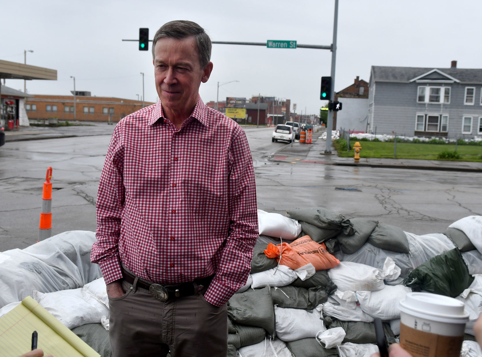 Democratic Presidential candidate John Hickenlooper in Davenport